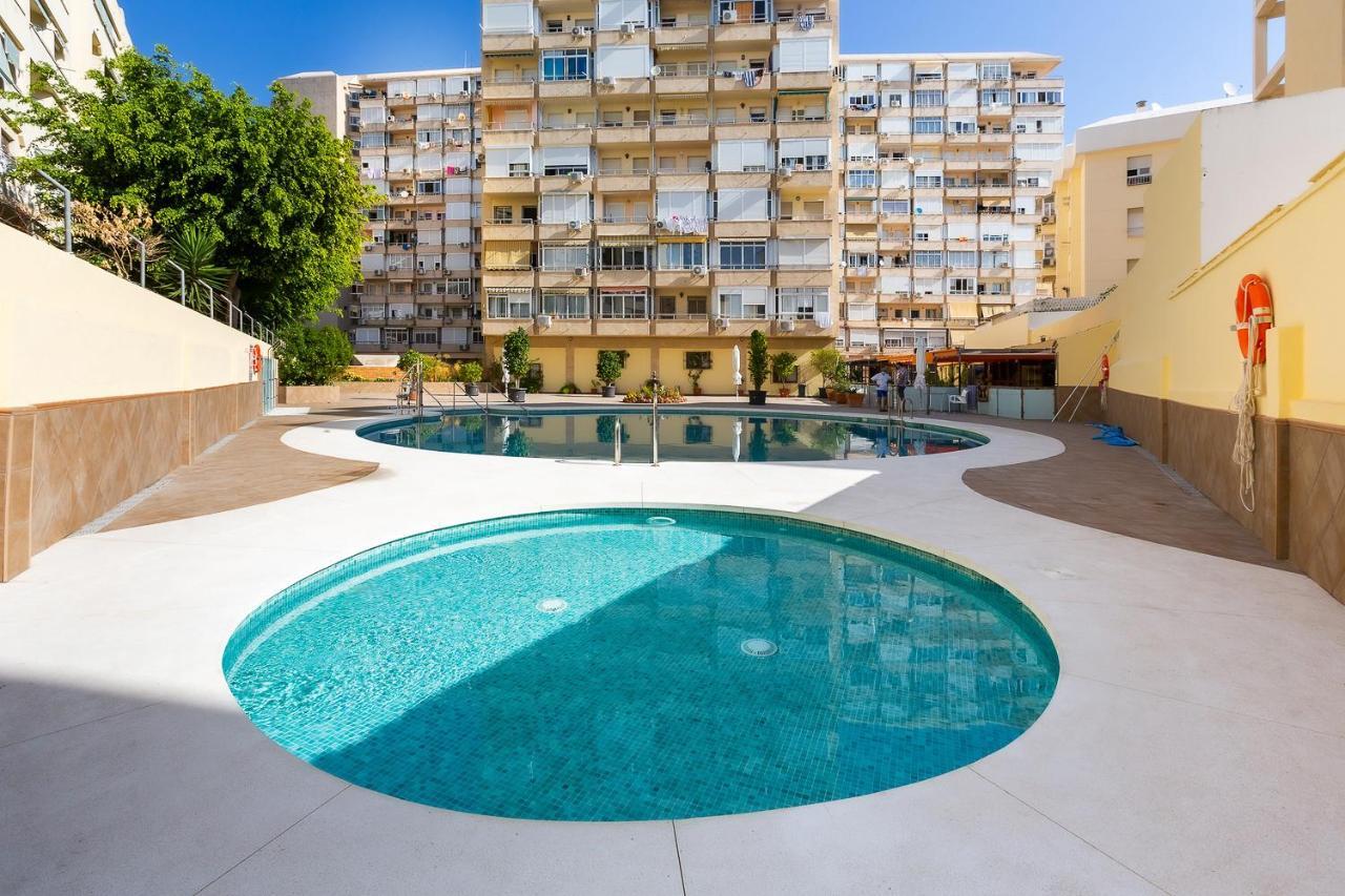 Ver853 - Estudio Con Terraza Vistas Al Mar, Piscina, Playa, Centro Torremolinos Ngoại thất bức ảnh