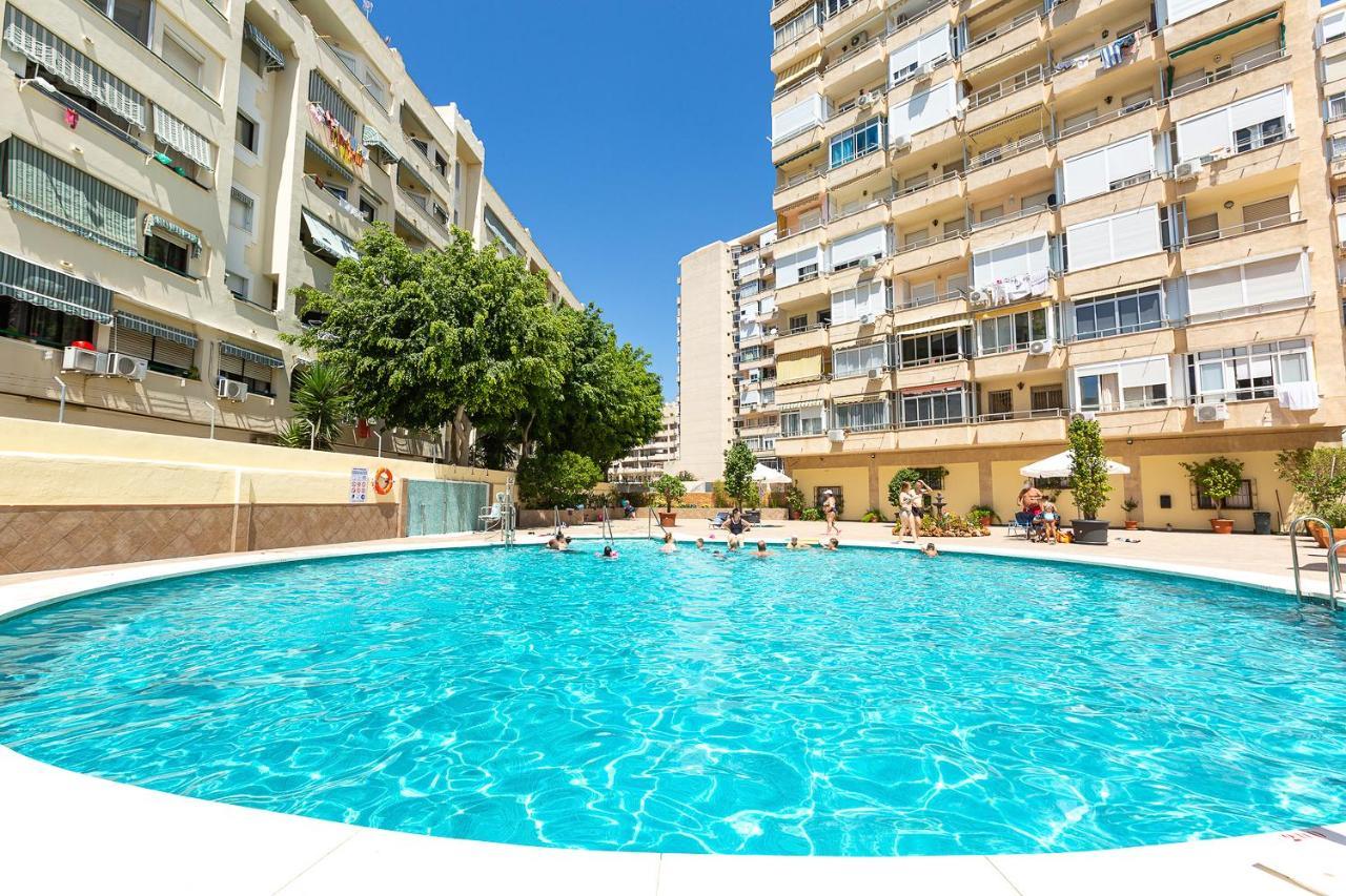 Ver853 - Estudio Con Terraza Vistas Al Mar, Piscina, Playa, Centro Torremolinos Ngoại thất bức ảnh